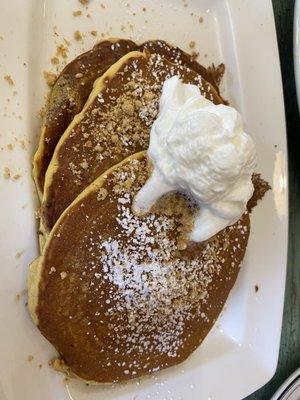 Pumpkin pancakes