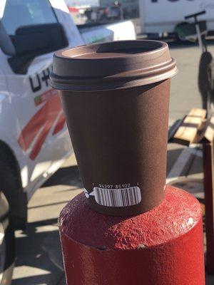 Mocha cappuccino (.99) in u-haul lot...