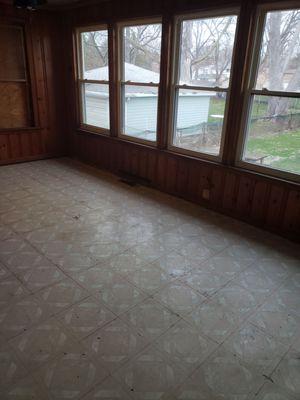 Family room after clean up