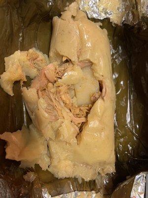 Chicken tamal