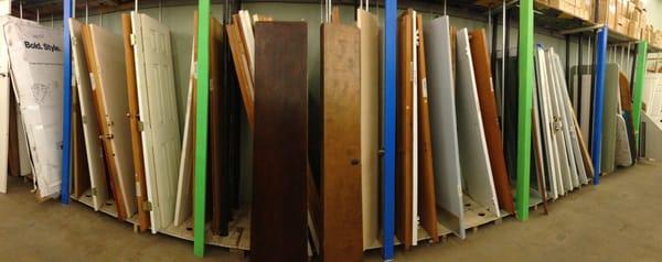 The ReStore has doors and other great hardware and discounted construction materials.