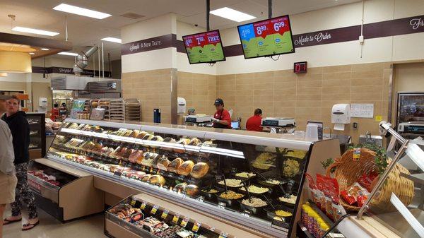 Other side of the deli counter, where the folks were slicing deli meats and dishing up salads