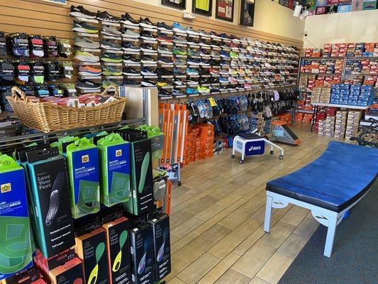 A happy & exciting shop for runners /hikers/ walkers