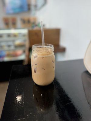 Iced chai latte