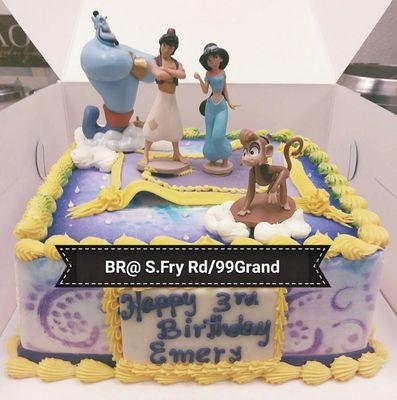 Custom cake order at Baskin Robbins on S.Fry Rd /99 Grand Pwy