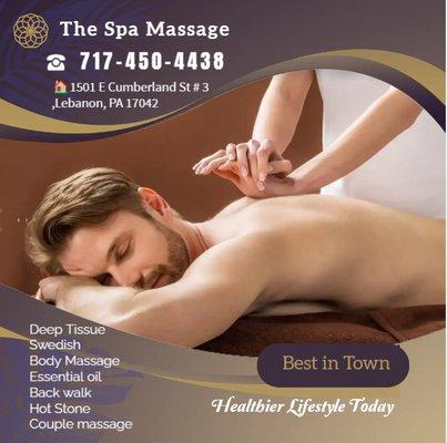 Our traditional full body massage in Lebanon, PA includes a combination of different massage therapies like  Swedish Massage,...