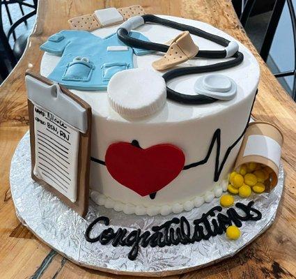 Nursing Graduation Cake