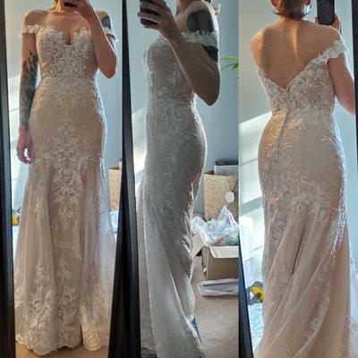 Wedding dress alterations