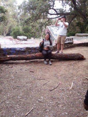 They also took us to an abandoned zoo in Los Angeles.