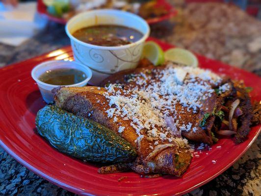 Queso birria taco