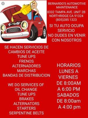 De mis servicios