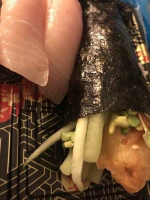 Yellow Tail Niguri & Rock N Roll Handroll