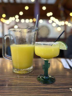 Mango margarita pitcher