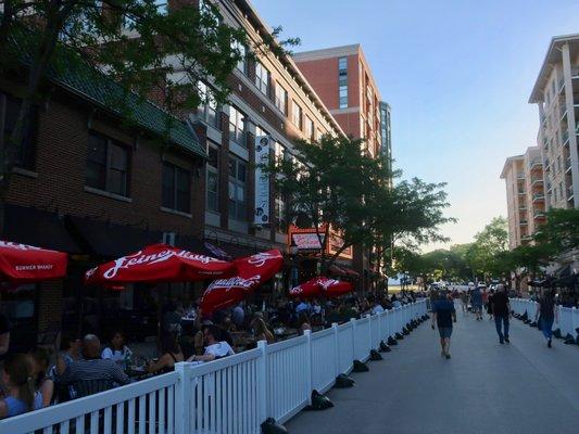 Approaching the venue during AH's popular Summer Fest.