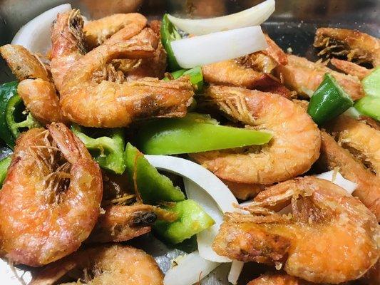 Salt pepper shrimp