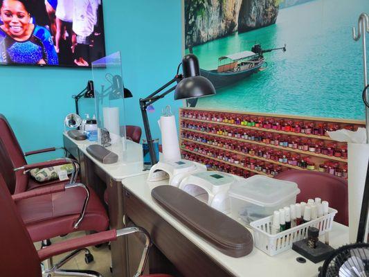 Manicure stations