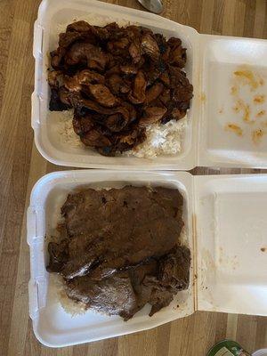 Spicy pork, & bulgogi beef (served daily)