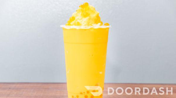 Mango Smoothie with Mango Boba