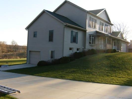 Below grade garages for cost savings.