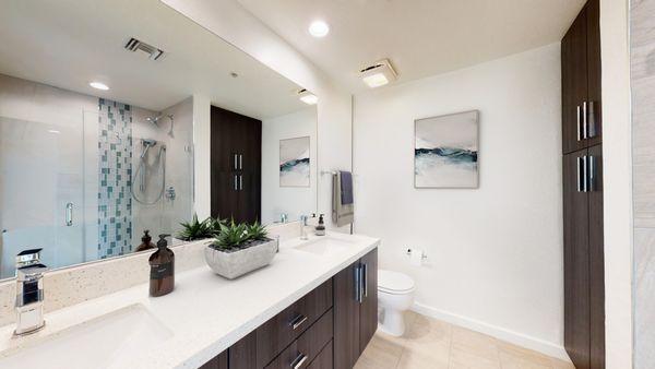 Bathroom in apartment home at Esprit Marina del Rey