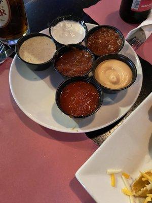 Sauces for sampler