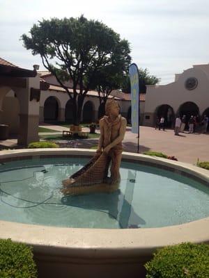 Statue of St. Andrew  the fisherman