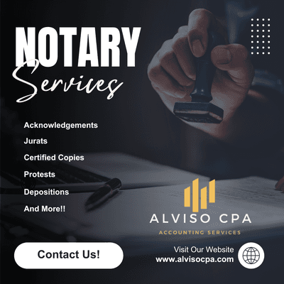 Stamp of Approval - Now Offering Notary Services!

Whether it's legal paperwork, affidavits, or contracts, we are here to help you