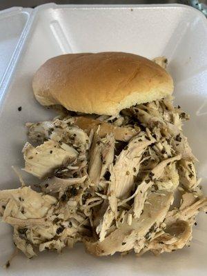 Pulled Chicken sandwich