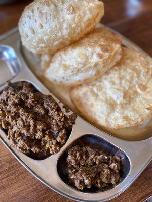 Poori Kheema - must try