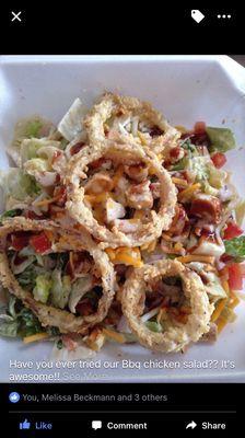 Bbq chicken salad- yummy