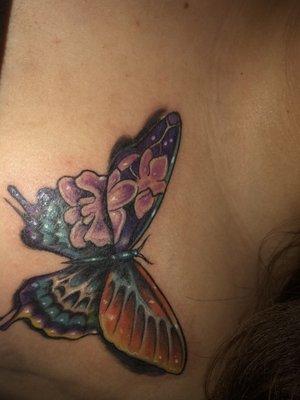 Butterfly tattoo dedicated to my momma