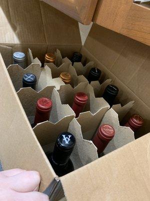 Assorted Red Wines