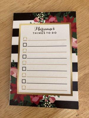 I can have my post it notes personalized. They also make great gifts. Posted with review 07/30/22