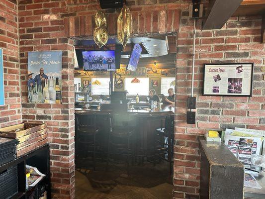 Entrance area looking into the bar