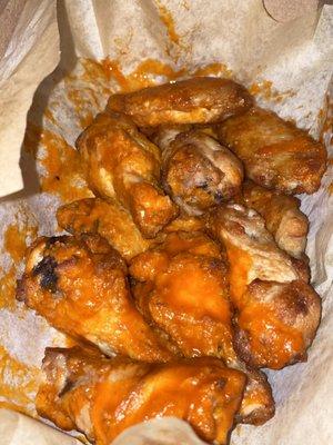 10 piece Buffalo wings, tender goodness, be smart, save & use the coupons online!