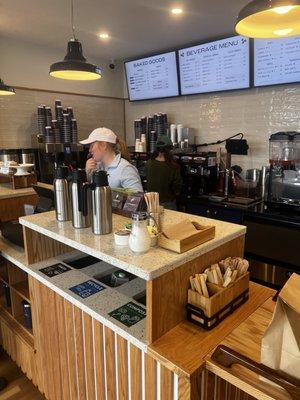 Catboat Coffee counter