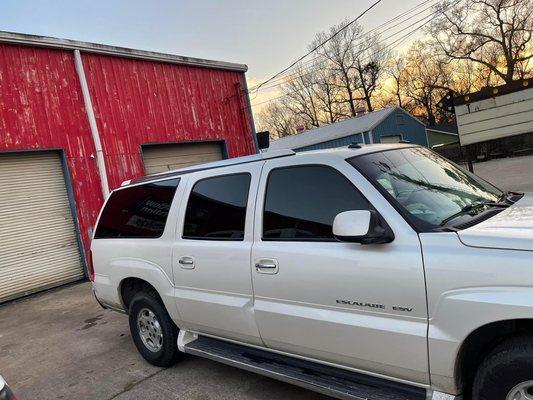 Full tint with a brow