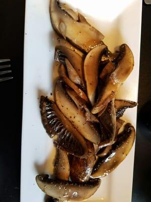 Sautéed Portobello appetizer.