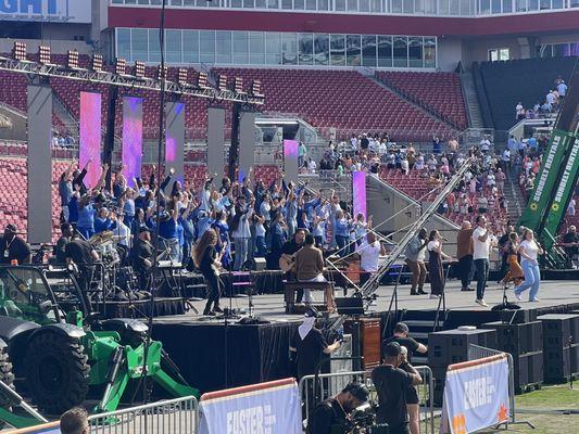 Easter 2024 at Raymond James: 29,500 in attendance with hundred committing to Christ