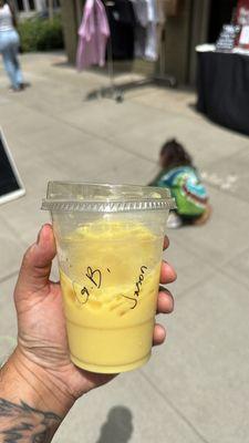 Golden Bear chai turmeric latte