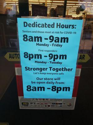 New Store Hours