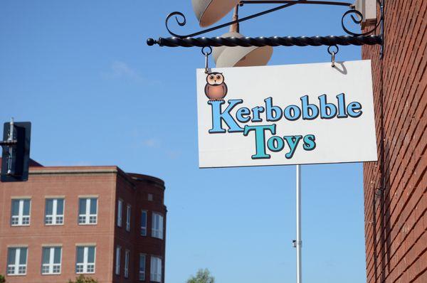 Kerbobble Toys is located at 9216 Center Street in Historic Manassas, Virginia