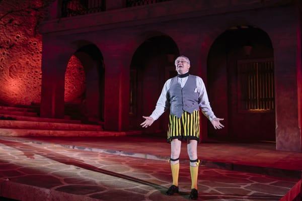 Anderson Matthews as Malvolio in 2013's Production of Twelfth Night.