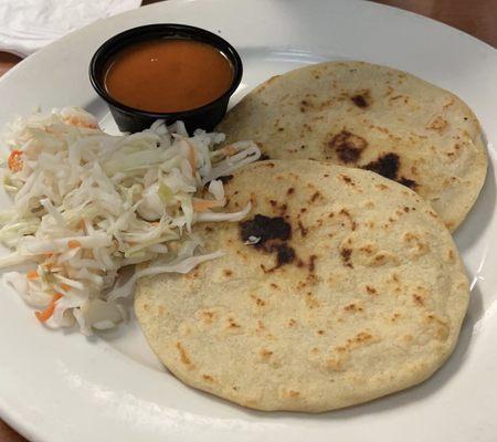 Pupusa's were ok.