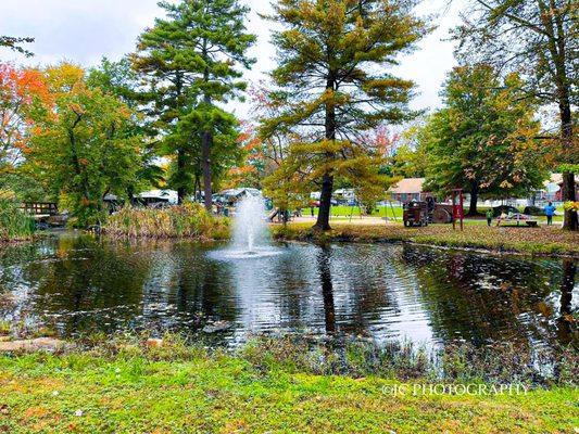 Fall fountain