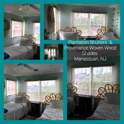 Timm's Window Fashions 102 Main St, Manasquan, NJ 08736 - 732-223-0224 Provenance Woven Wood Shades - Manasquan, NJ Project