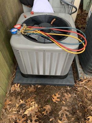 This is the replacement Rheem unit they installed.