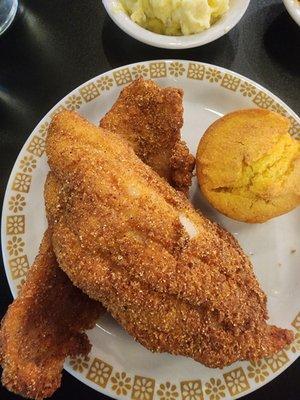 Catfish dinner