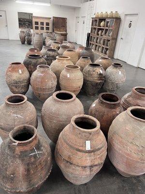 Turkish pots are mainly what you will find the most