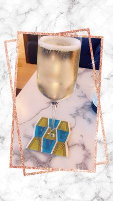 Nice bubbly glass of Prosecco